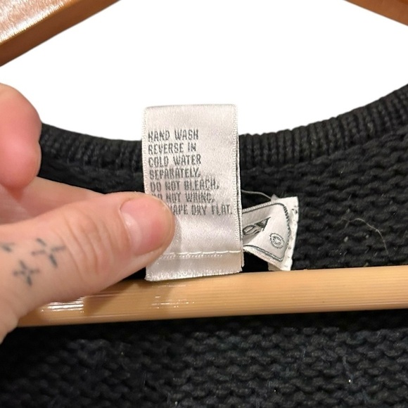 Vintage Lisa Ashley Beaded Vest black & gold Large Cottagecore Grandmacore Women - Picture 6 of 8